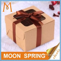 Yuyao moonspring custom cheap printing cardboard box for cupcake